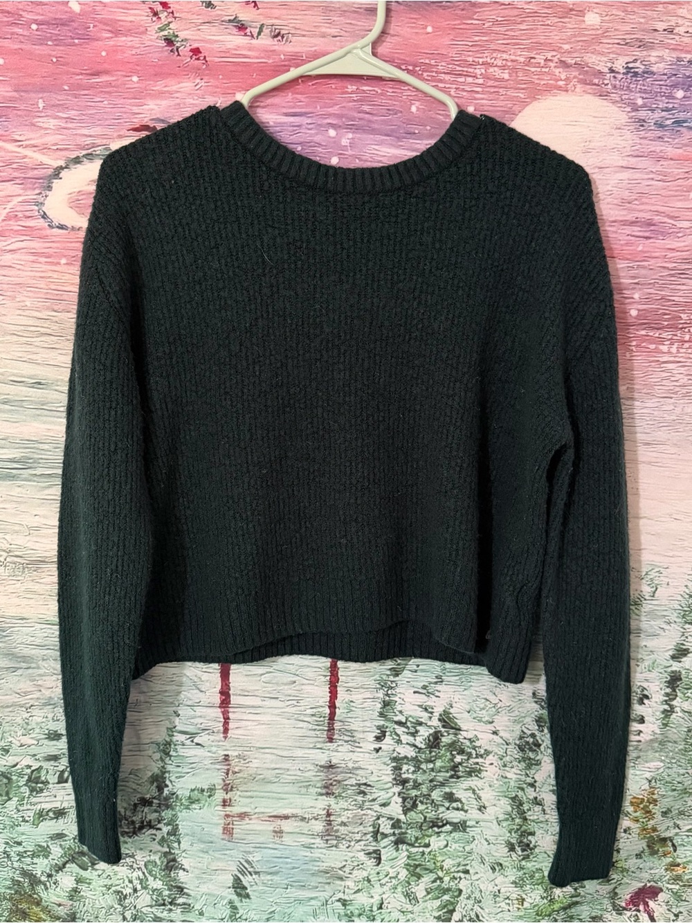 Divided Dark Green Crewneck Sweater